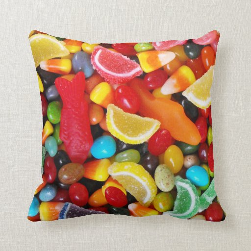 candy plush pillows