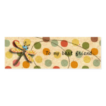 Candy Dragonfly Bookmark business cards