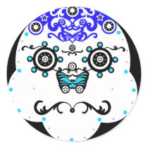 Candy Ganesh Round Sticker