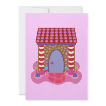Candy Gingerbread House invitations by toxiferous Candy Gingerbread House invitations