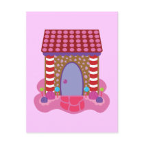 Candy Gingerbread House postcards