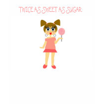 Candy Girl T-shirt by Derora Candy Girl T-shirt
