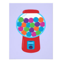 Candy Gumball Machine Announcement