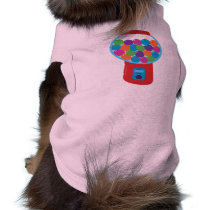 Candy Gumball Machine Dog Tee Shirt