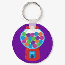 Candy Gumball Machine keychains