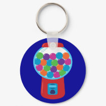 Candy Gumball Machine keychains