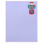 Candy Gumball Machine Customized Letterhead