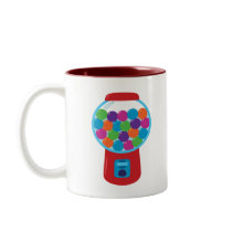 Candy Gumball Machine Mugs