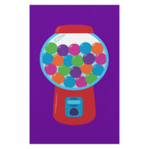 Candy Gumball Machine Stationery Paper