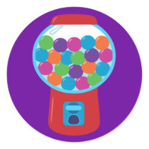 Candy Gumball Machine Sticker