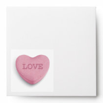 Candy Heart Envelope envelopes