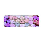 Candy Heart Messages Set labels