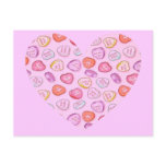 Candy Heart Post Cards