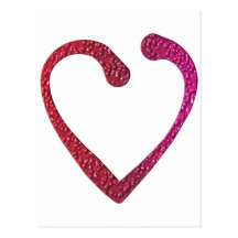 Candy Heart Postcard