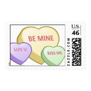 Candy Heart Valentine's stamp