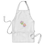 Candy Hearts Cupcakes Apron