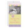 Candy Hearts Cupcakes Photo Card Template