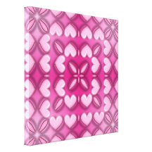 Candy Hearts Gallery Wrap Canvas