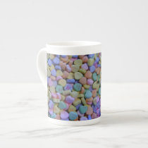 Candy Hearts Mug Porcelain Mug