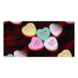 candy hearts photo cards