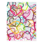 Candy Hearts Post Cards