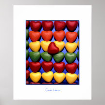 Candy Hearts Posters