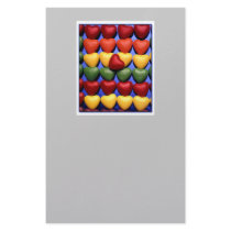 candy hearts stationery