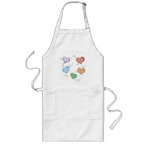Candy Hearts Valentine Apron