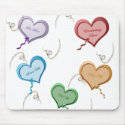 Candy Hearts Valentine Mousepad by Firecrackinmama Candy Hearts Valentine Mousepad