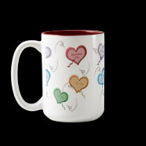 Candy Hearts Valentine Mug