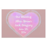 Candy Hearts WEDDING Program Custom Flyer
