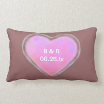 Candy Hearts WEDDING Throw Pillows