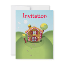 Candy House on the Hill invitations