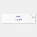 Candy Inspector Bumper Sticker