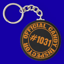 Candy Inspector Keychain keychains