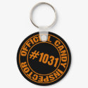 Candy Inspector Keychain by hdowney Candy Inspector Keychain
