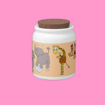 candy jar "animals jungle" candy jars