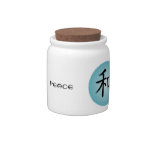 Candy Jars Chinese Symbol For Peace On Water candy jars