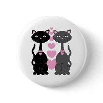 Candy Kitty in Love buttons by candystore Candy Kitty in Love buttons
