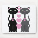 Candy Kitty in Love mousepads by candystore Candy Kitty in Love mousepads