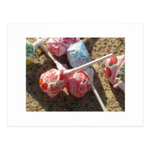 Candy Lolli Pops Post Card