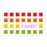 CANDY (mod squares) Business Cards