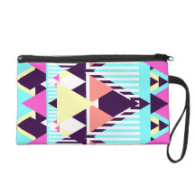 Candy Modern Native Pattern Wristlet Purses