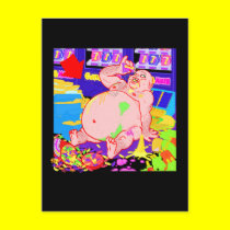 Candy Mush Postcard 4 postcards