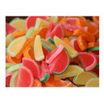 Candy orange slice post card