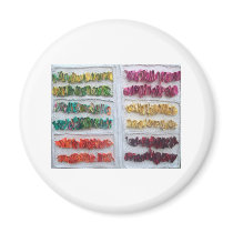 "Candy Ribbons" magnets
