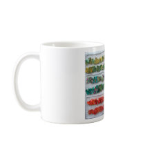 "Candy Ribbons" mugs by adelacamille "Candy Ribbons" mugs