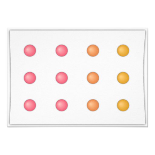 Candy RSVP Card Custom Invitation