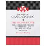 Candy Shop Grand Opening Announcement Flyers