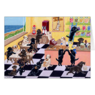 Candy Shop Labradors card